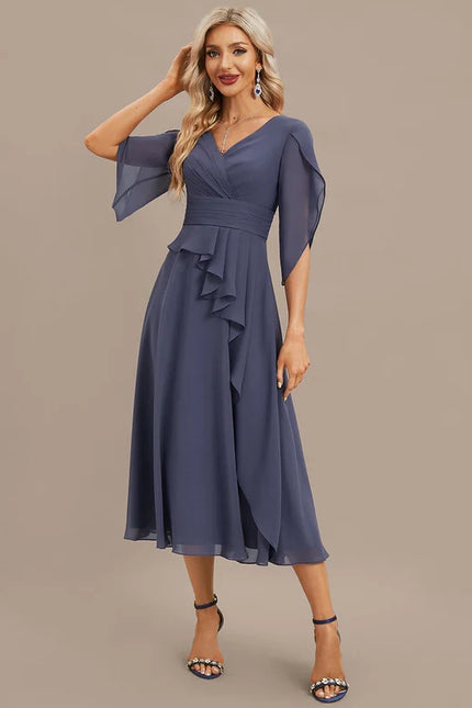 Robe de Soirée Chiffon Modèle V - gallery 1