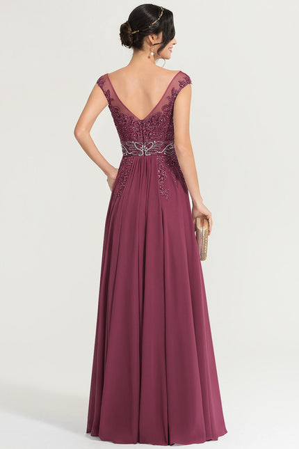 Robe de Soirée Éclat Rubis Flottant - gallery 1