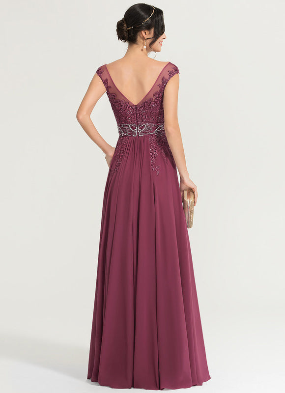 Robe de Soirée Éclat Rubis Flottant - gallery 1