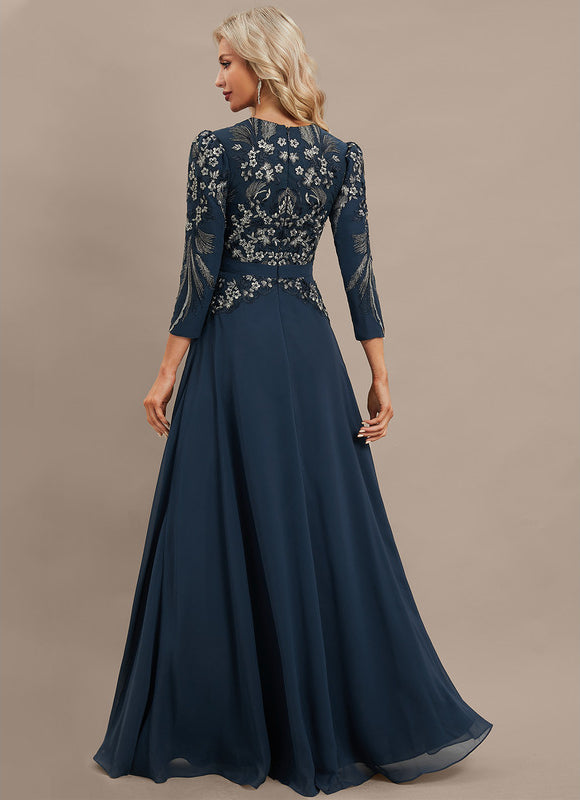 Robe de Soirée Élégance Marine Couture - gallery 5