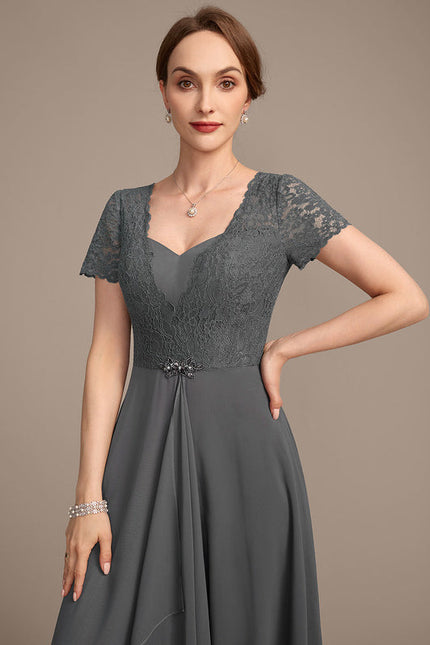 Robe de Soirée Élégance Nuageuse - gallery 1
