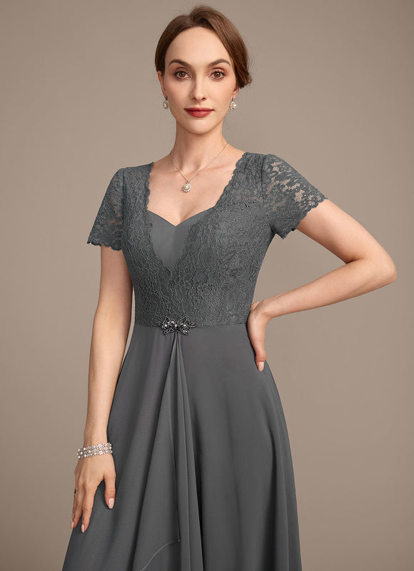 Robe de Soirée Élégance Nuageuse - gallery 1