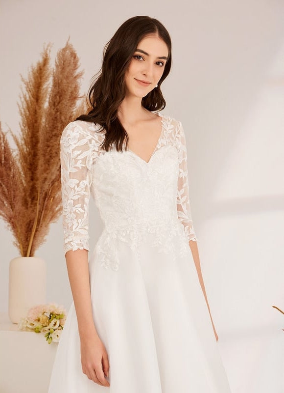 Robe de Soirée Satinée Évanescente - gallery 2