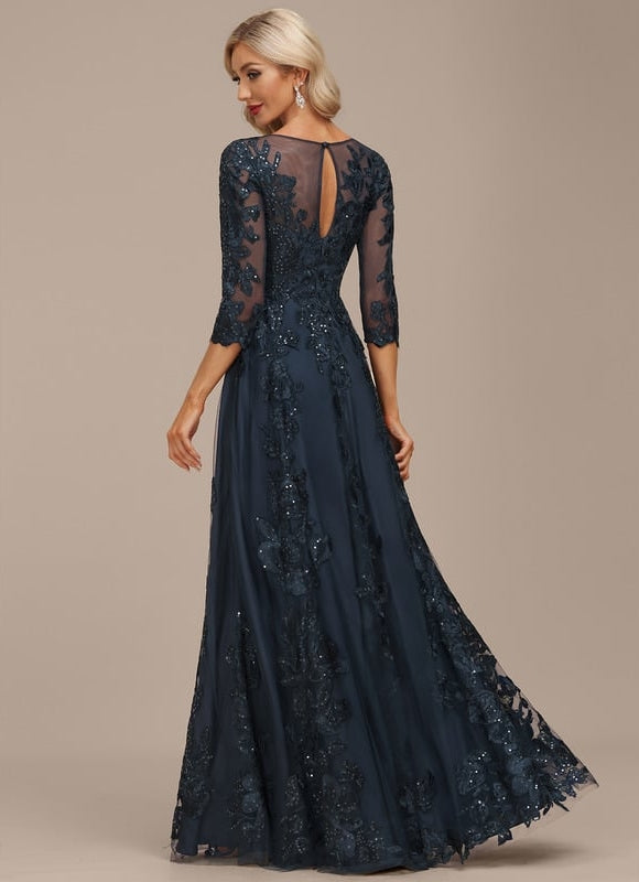 Robe de Soirée Bordeaux Enchantée - gallery 3