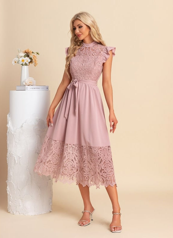 Robe De Soirée Dentelle Transparente