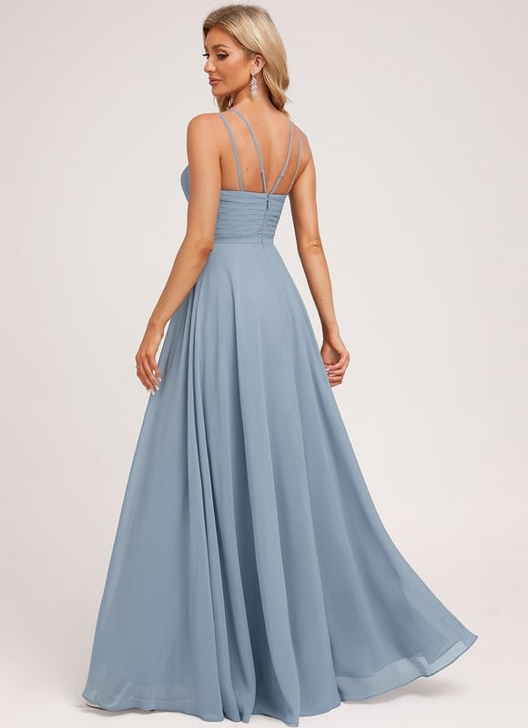 Robe de Soirée Bleu Douceur - gallery 1