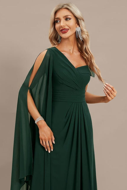 Robe de Soirée Col Évasé Élégance - gallery 1