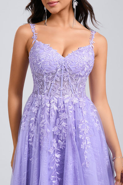 Robe de Soirée Fleurie Rosée - gallery 5