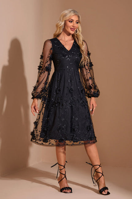 Robe de Soirée Tulle Élégante - gallery 1