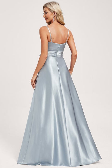 Robe de Soirée Dorée Fluide - gallery 4