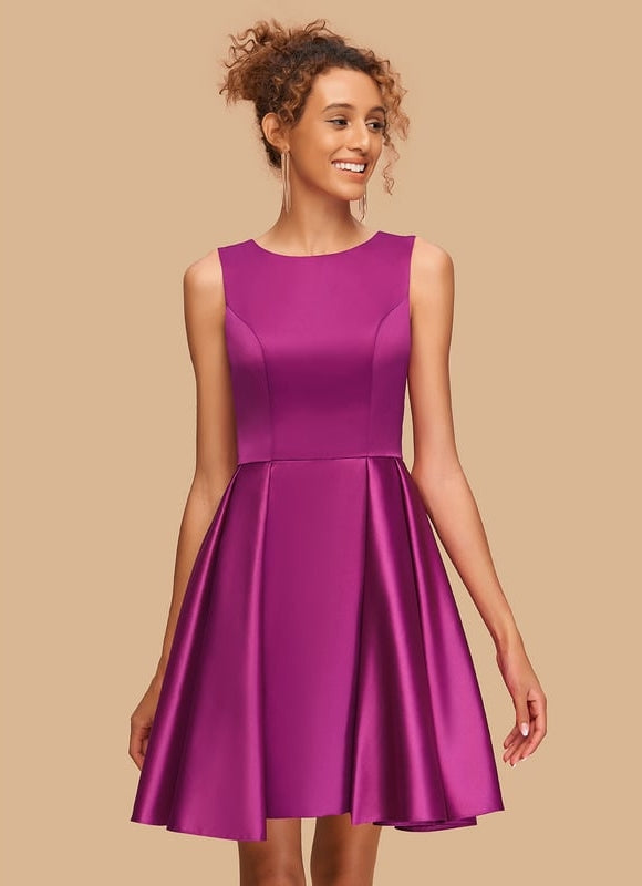 Robe de Soirée Satinée Précieuse - gallery 3
