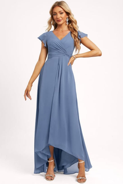 Robe de Soirée Bleu Aérien - gallery 4