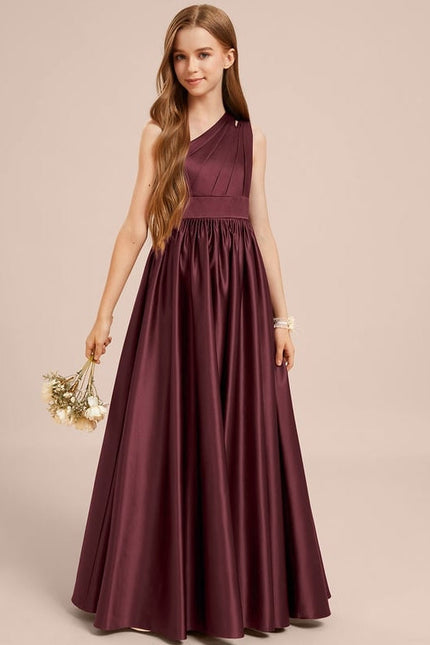 Robe de Soirée Violet Luxe Drapé - gallery 2