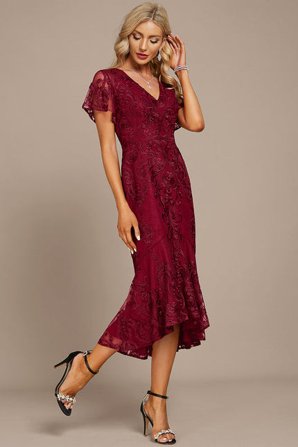 Robe de Soirée Rouge Enchanté - gallery 4