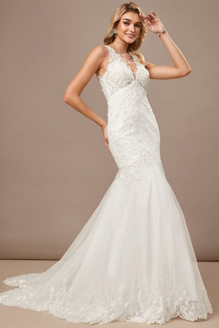Robe de Soirée Élégance Tulle Dentelle