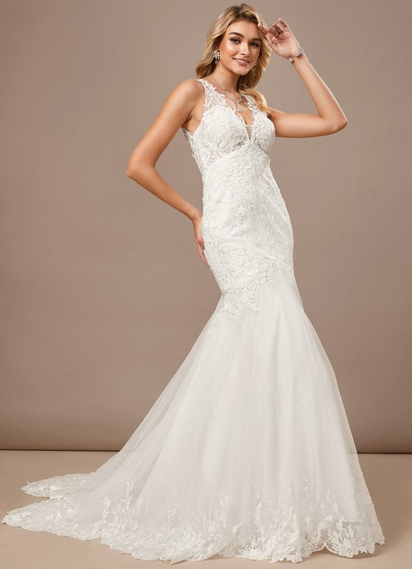 Robe de Soirée Élégance Tulle Dentelle