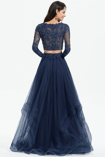 Robe de Soirée Rêve Poudré Tulle - gallery 2