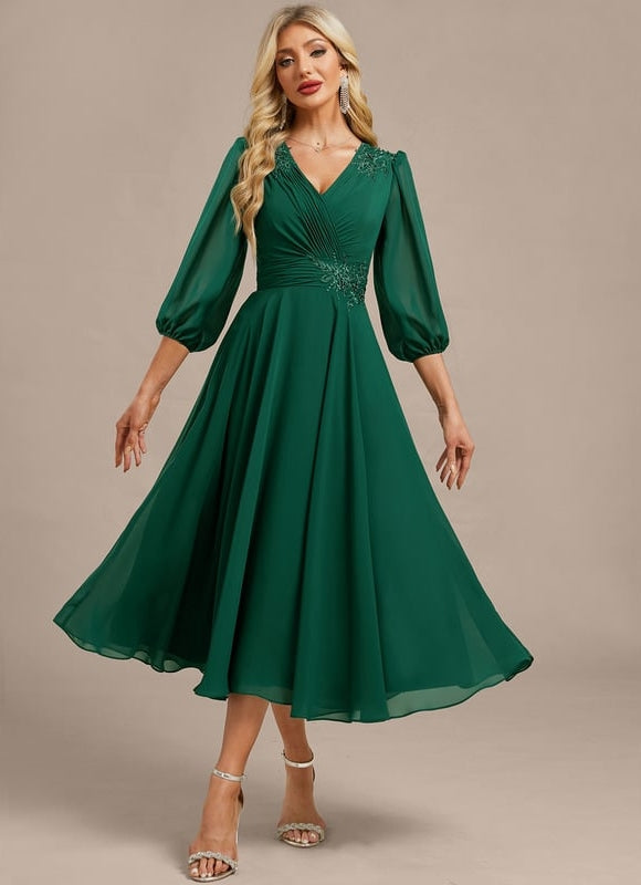 Robe De Soirée Plissée - gallery 3