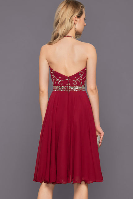 Robe de Soirée Éclatante Mousseline - gallery 2
