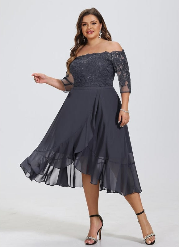 Robe de Soirée Velours Astral - gallery 6