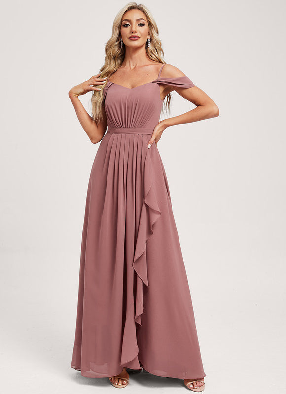 Robe de Soirée Velours Flottant - gallery 2