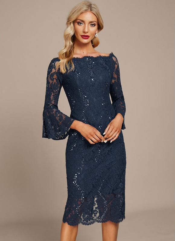 Robe de Soirée Chic Écarlate - gallery 1