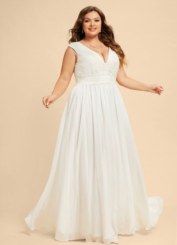 Robe de Soirée Vaporeuse Écrue - gallery 7