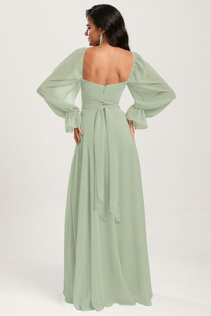 Robe de Soirée Émeraude Aérienne - gallery 5