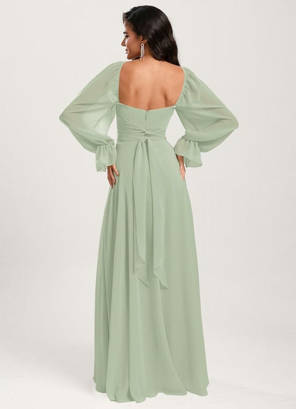 Robe de Soirée Émeraude Aérienne - gallery 5