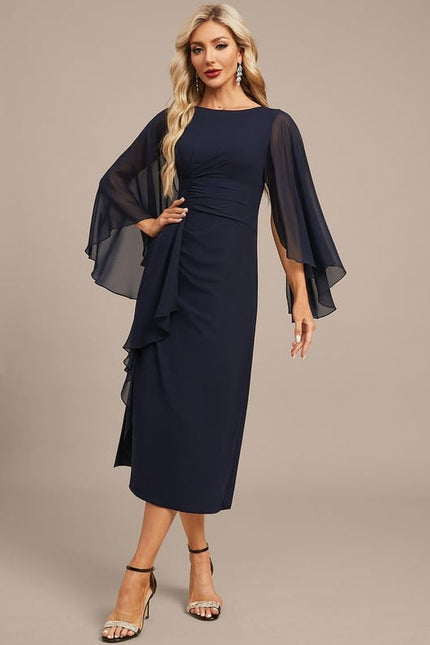 Robe de Soirée Nuit Élégante Voilée