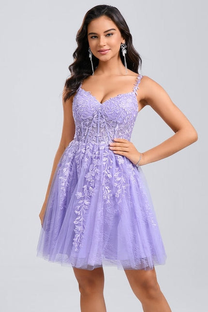 Robe de Soirée Fleurie Rosée - gallery 3