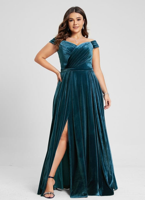 Robe de Soirée Sérénité Émeraude - gallery 4
