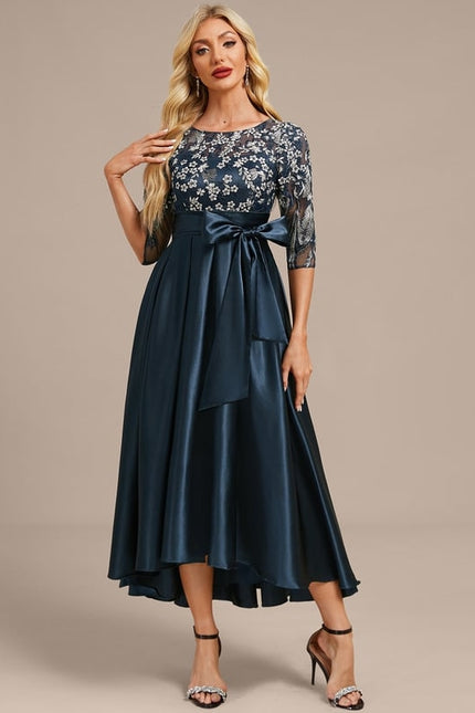 Robe de Soirée Élégante Marine - gallery 3