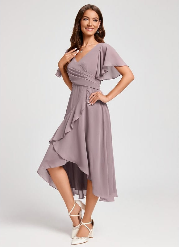 Robe De Soirée Rose Poudrée - gallery 2