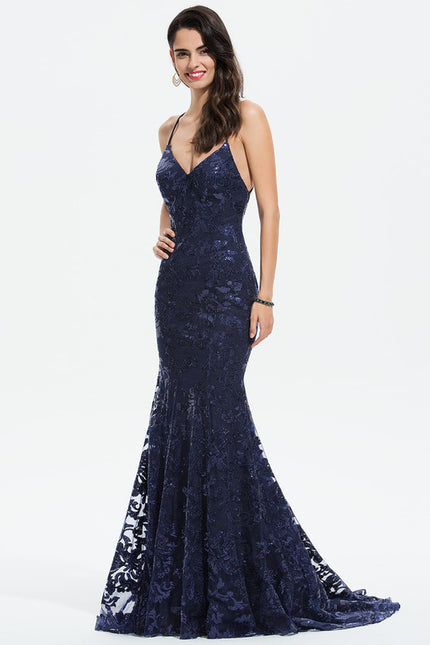 Robe de Soirée Éclat Marine Couture - gallery 3