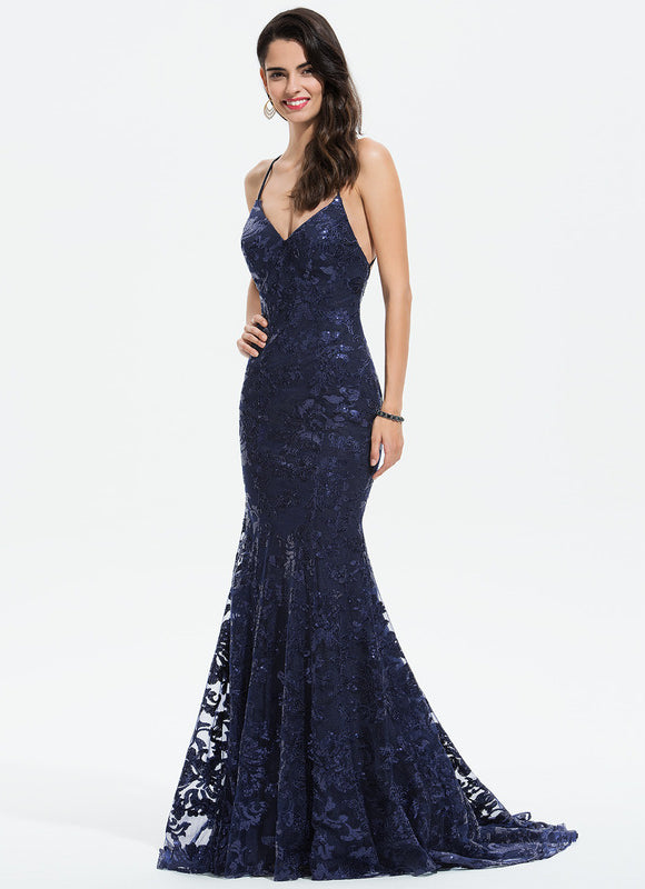 Robe de Soirée Éclat Marine Couture - gallery 3