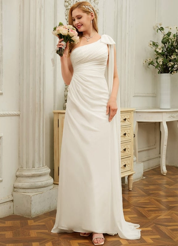 Robe de Soirée Nuptiale Élancée - gallery 1