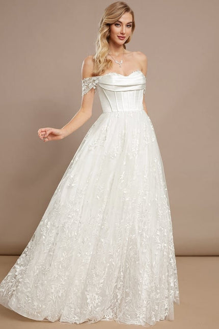 Robe de Soirée Rêve Floral Satiné - gallery 3