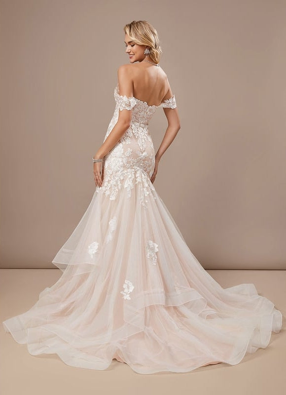 Robe de Soirée Sirène Florale - gallery 6