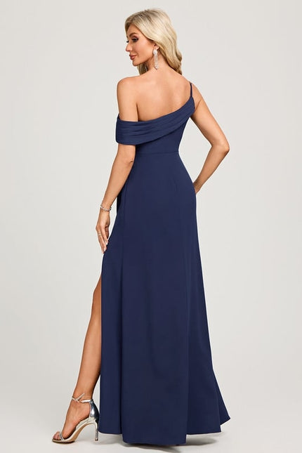 Robe de Soirée Fluide Asymétrique - gallery 4