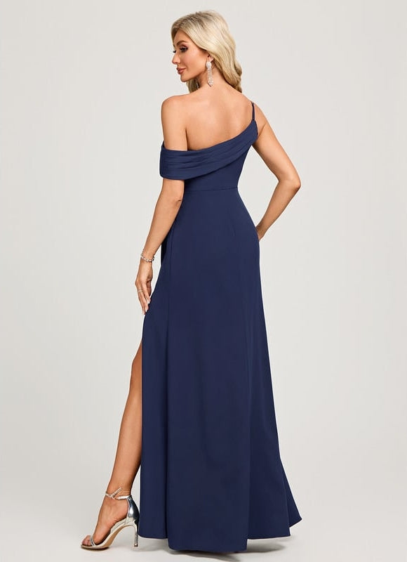Robe de Soirée Fluide Asymétrique - gallery 4