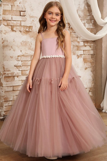 Robe de Soirée Tulle Poudré - gallery 1