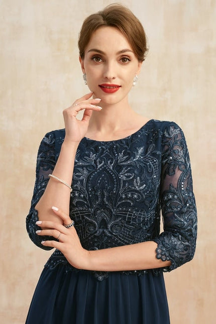 Robe de Soirée Élégance Sombre Étoilée - gallery 2