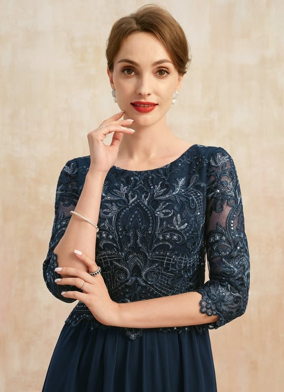 Robe de Soirée Élégance Sombre Étoilée - gallery 2