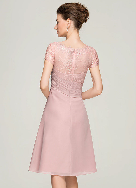 Robe de Soirée Rose Poudré - gallery 5