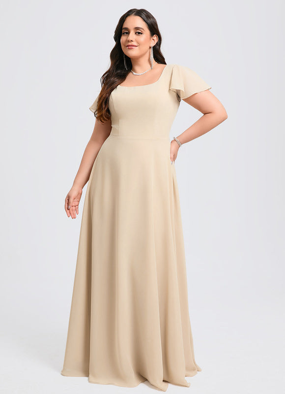Robe de Soirée Fluide Vert Deau - gallery 7