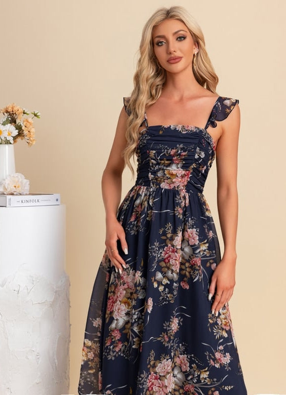 Robe de Soirée Nuit Florale - gallery 2