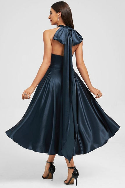Robe de Soirée Décolleté Fluide - gallery 3