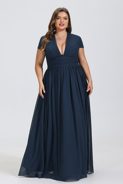 Robe de Soirée Fluide Émeraude - gallery 8