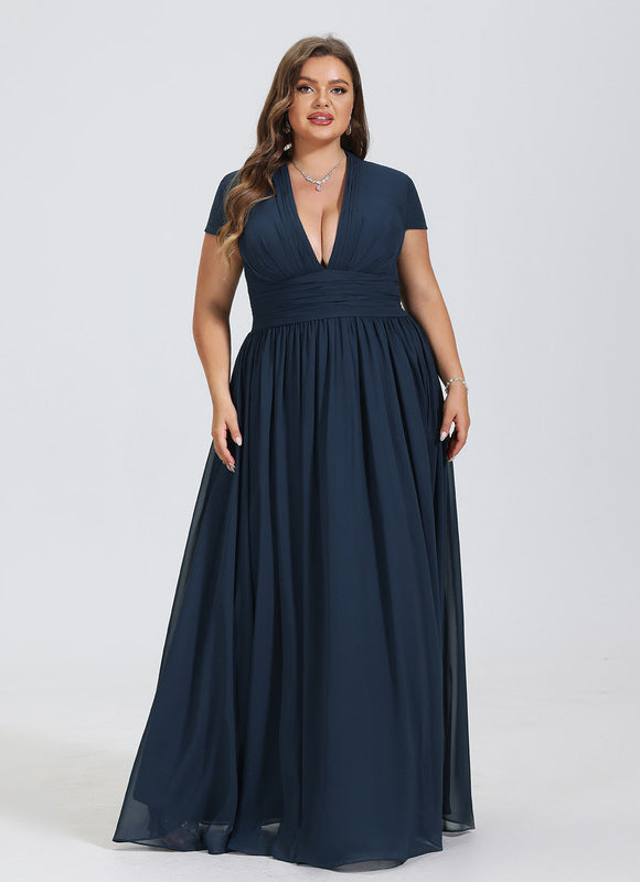 Robe de Soirée Fluide Émeraude - gallery 8